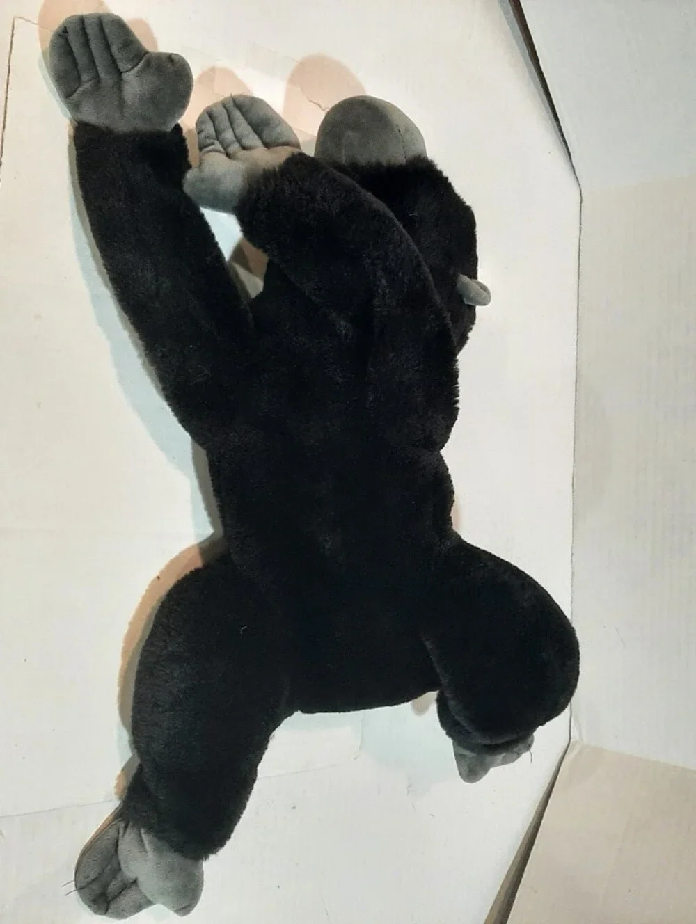 FAO Schwarz Adopt A Pet Black and Gray Gorilla plush